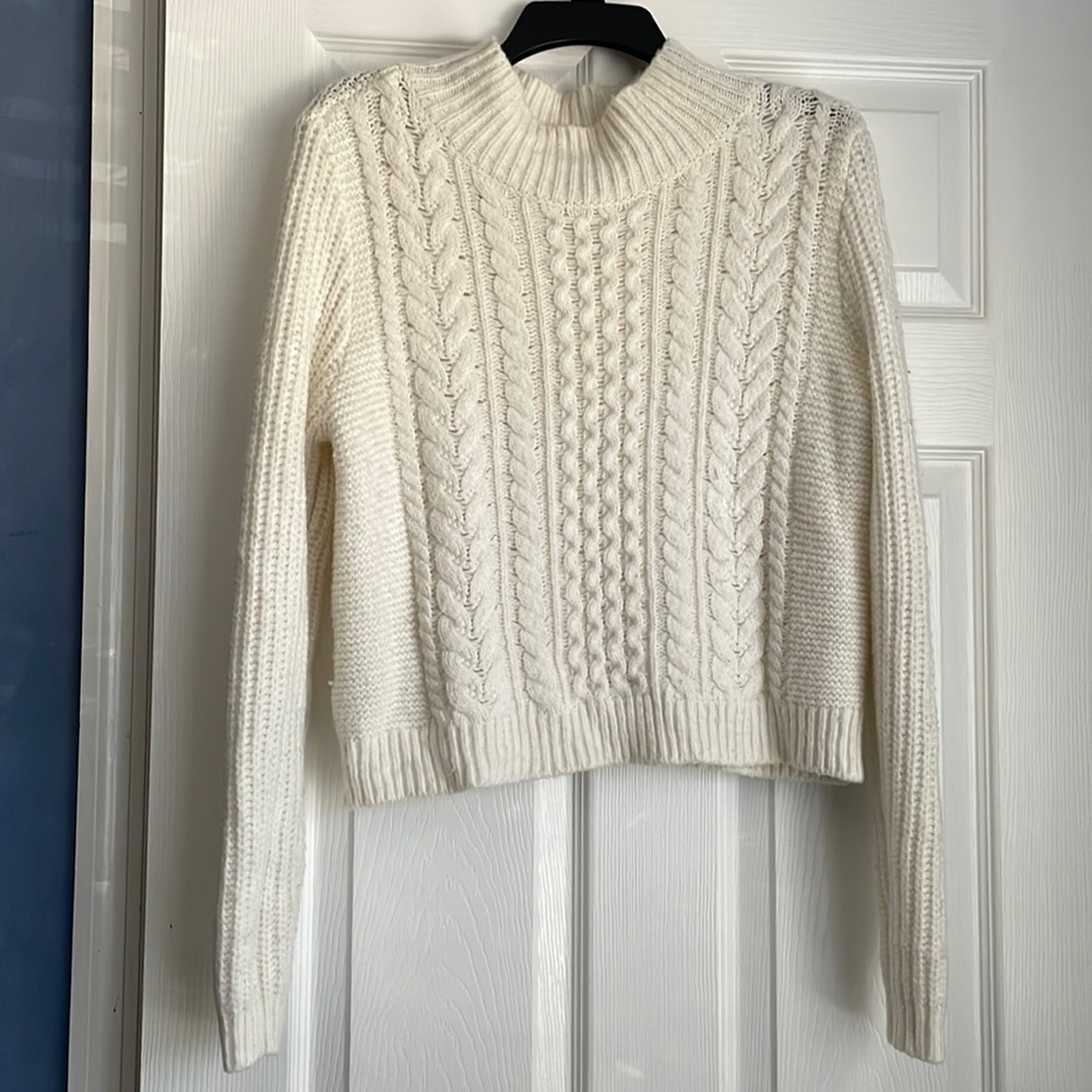 LOFT cream sweater